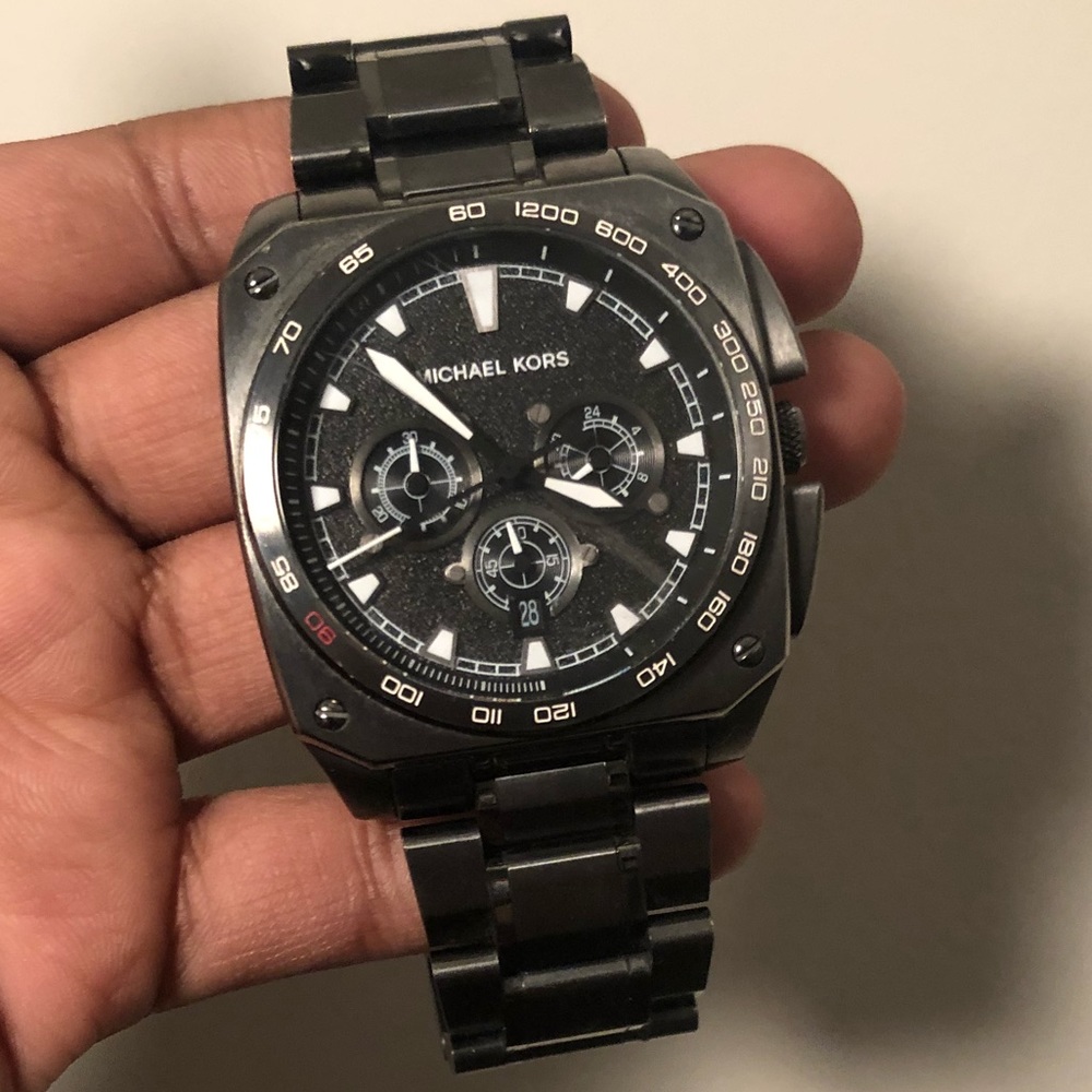 Black Men’s Michael Kors Watch